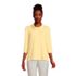 Women's 3/4 Sleeve Light Weight Jersey Cowl Neck Top, Front
