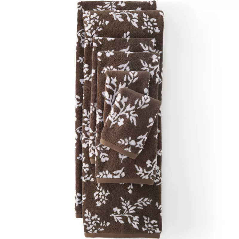 Cotton Jacquard 6-Piece Bath Towel Set, Front