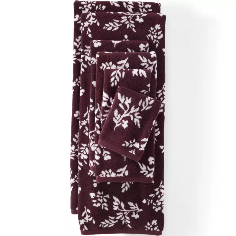 Cotton Jacquard 6-Piece Bath Towel Set, Front