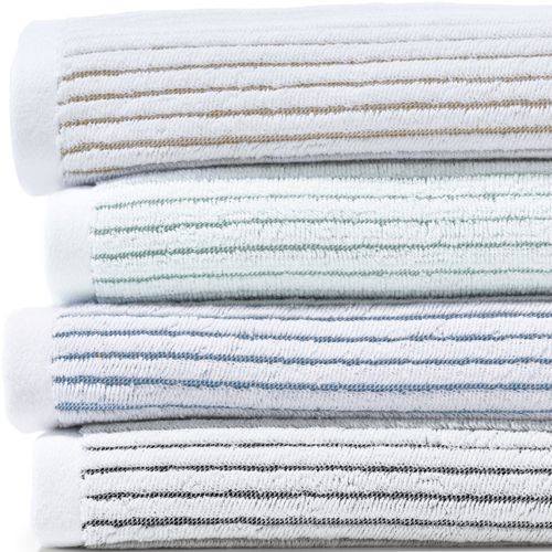Sky Blue And White Stripe Tea Towels | Striped Cotton Tea Towels
