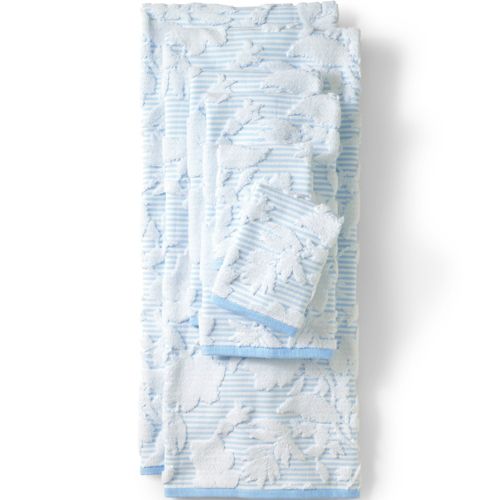 Kids Cotton Appliqué Bath Towel - Lands' End