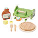 Manhattan Toy Wooden Ribbit Waffle Maker Pretend Play Cooking Toy Set, Front