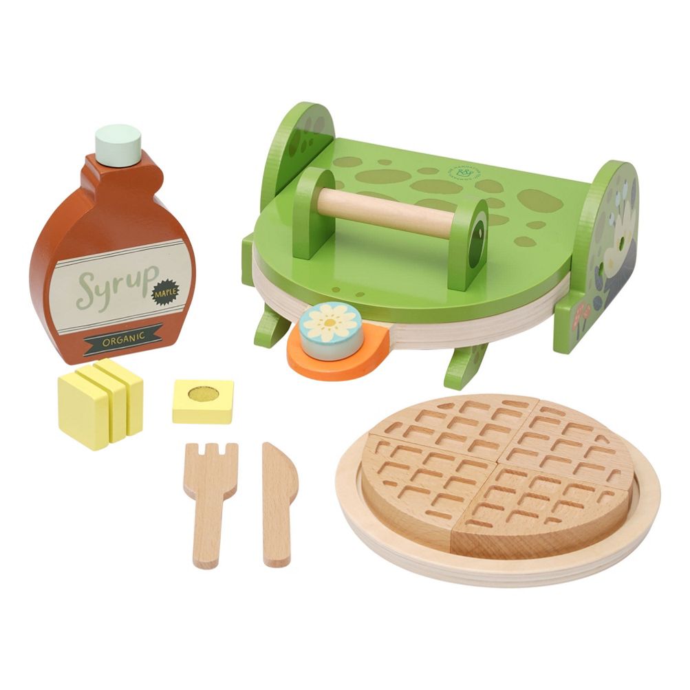 Waffle Iron Day  Dollar Tree Plus $5 Breakfast Time Toy Set Review - Just  Brennon Blog