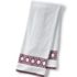Cotton Cane Weave Jacquard Border Bath Towel, Front