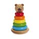 Manhattan Toy Brilliant Bear Magnetic Wooden Baby Stacking Toy, Front