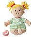 Manhattan Toy Baby Stella 15" Plush Baby Doll with Hearts Onesie, Front