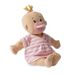 Manhattan Toy Baby Stella 15" Plush Baby Doll with Pink Striped Onesie, alternative image