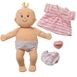 Manhattan Toy Baby Stella 15" Plush Baby Doll with Pink Striped Onesie, alternative image