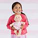 Manhattan Toy Baby Stella 15" Plush Baby Doll with Pink Striped Onesie, alternative image