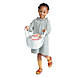 Manhattan Toy Stella Soft Fabric Baby Doll Bassinet Carrier, alternative image