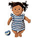 Manhattan Toy Baby Stella 15" Plush Baby Doll with Navy Striped Onesie, alternative image