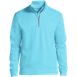 Men's Long Sleeve Slub Quarter Zip, Front