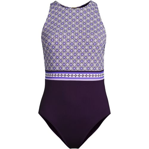 High Cut Leg Swimsuit | Lands' End