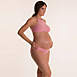 Pez D'Or Women's Maternity Eva Ibiza High Neck Halter Two Piece Bikini Swimsuit Set, Front