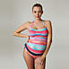 Pez D'Or Women's Maternity Aztec Halter Two Piece Tankini Swimsuit Set, alternative image