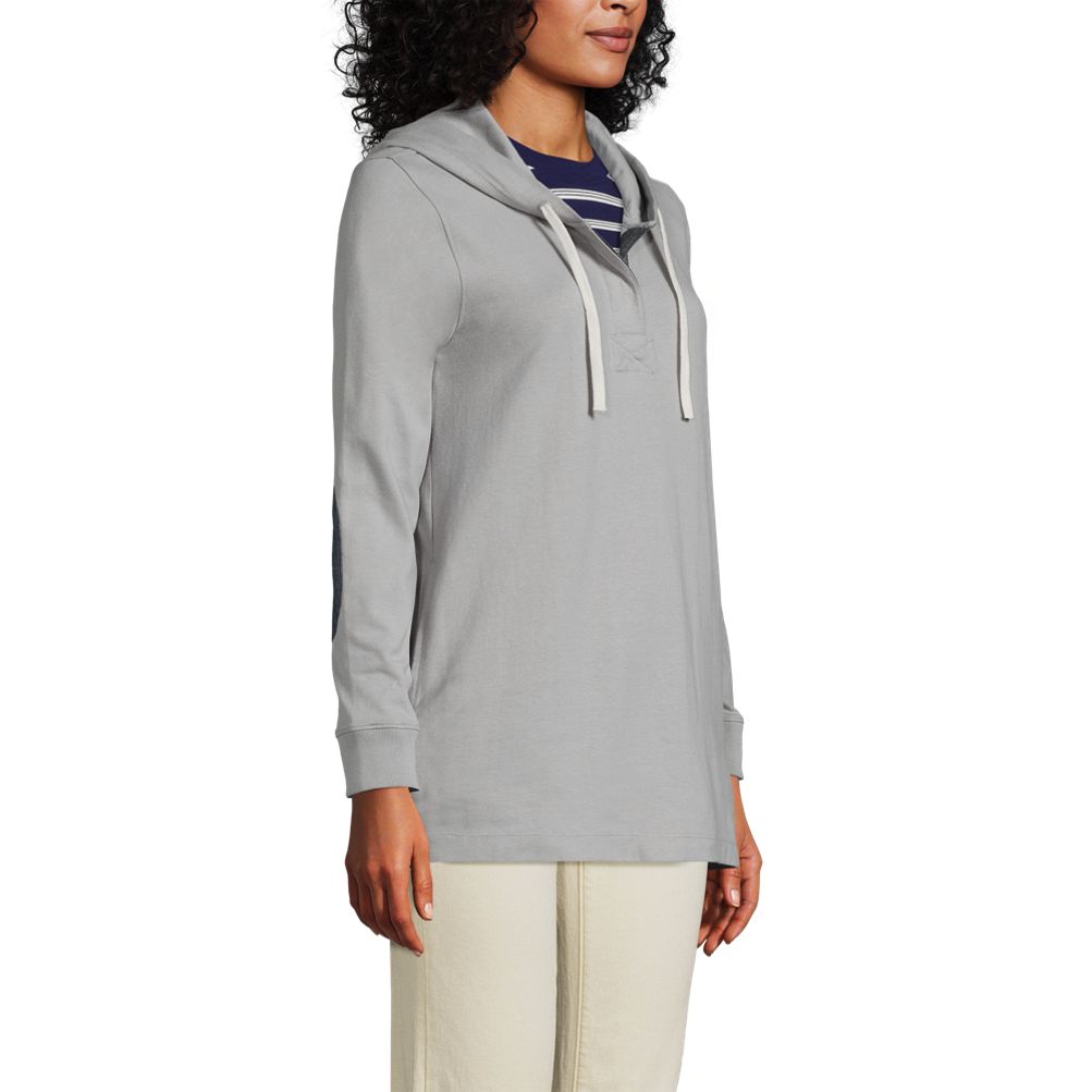 Bottom Ruffle Detail Tunic Hoodie – Wandering Arrow Company