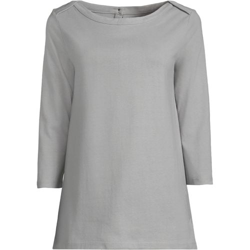 Women's Petite 3/4 Sleeve Peasant Tunic | Lands' End