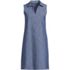 Women's Plus Size Sleeveless Cotton Poplin Dress, Front