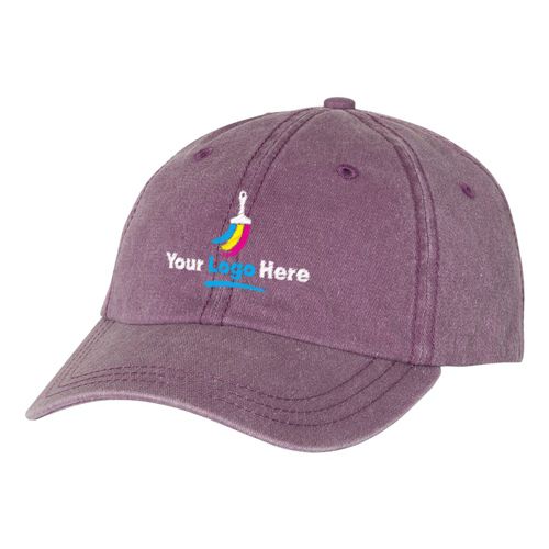 Sportsman Custom Logo Pigment Dyed Baseball Cap