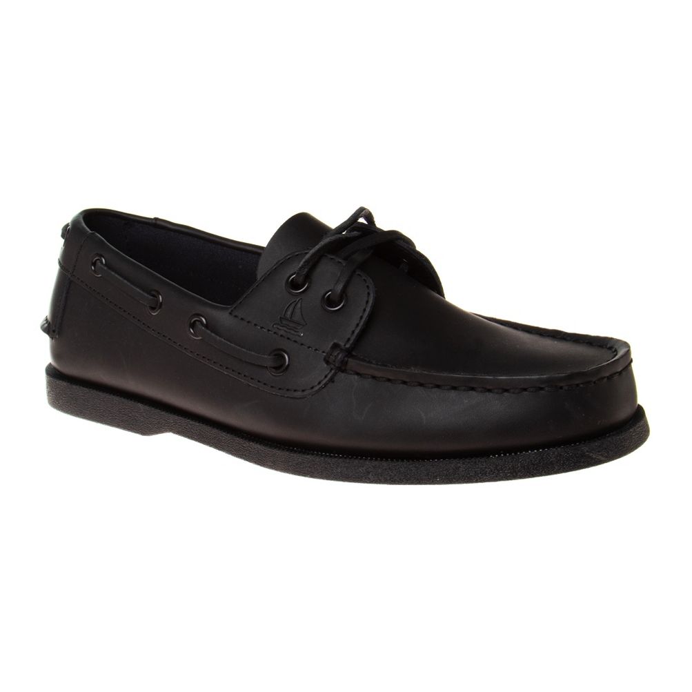 Black boat shoes for 2024 women