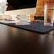 Bungalow Flooring Barbury Weave Print Desk Pad, alternative image