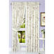Ellis Curtain Abigail Floral 82"x63" Tailored Pair Tie Back Curtains, Front