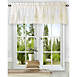 Ellis Curtain Stacey 54"x13" Ruffled Filler Valance, Front