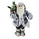 Northlight 18" Christmas Standing Santa Claus with Lantern Figurine, Front