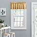 Ellis Curtain Lisa Solid 58"x15" Tailored Valance, Front