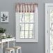 Ellis Curtain Plaza Stripe 58"x15" Tailored Valance, Front