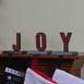 Northlight 3 Piece Buffalo Plaid JOY Christmas Stocking Holder Set, alternative image