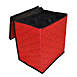 Northlight 48 Count 4 Tray Red Quilted Zip Up Christmas Ornament Storage Tub, alternative image