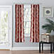 Ellis Curtain Lexington Leaf 56"x63" Tailored Panel Curtains, Front