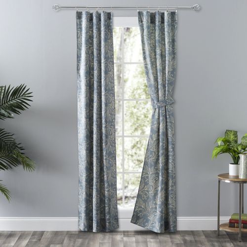 Ellis Curtain Abigail Tailored Pair with Tiebacks 