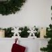 Northlight Glittered Snowflake Christmas Stocking Holder - Set of 2, alternative image