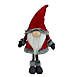 Northlight 19.5" Christmas Standing Santa Gnome Tabletop Decoration, Front