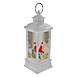 Northlight 11" Christmas LED Light Cardinal Birds Lantern Snow Globe, alternative image