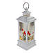 Northlight 11" Christmas LED Light Cardinal Birds Lantern Snow Globe, alternative image