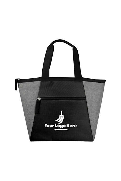 Wide Open Custom Logo Insulated Cooler Lunch Tote Bag