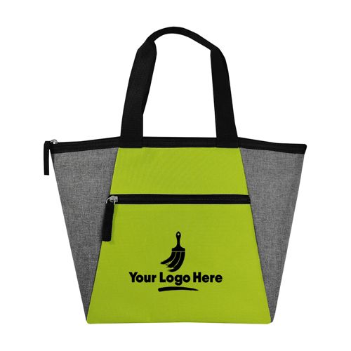 Wide Open Custom Logo Insulated Cooler Lunch Tote Bag