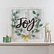 Northlight Christmas Holly Joy Window Frame Sign Wall Decor, alternative image