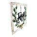 Northlight Christmas Holly Joy Window Frame Sign Wall Decor, alternative image