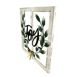 Northlight Christmas Holly Joy Window Frame Sign Wall Decor, alternative image