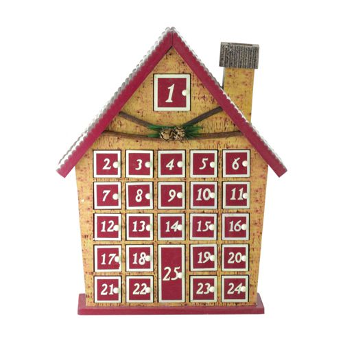 Northlight 15 inch House Christmas Advent Calendar | Lands' End