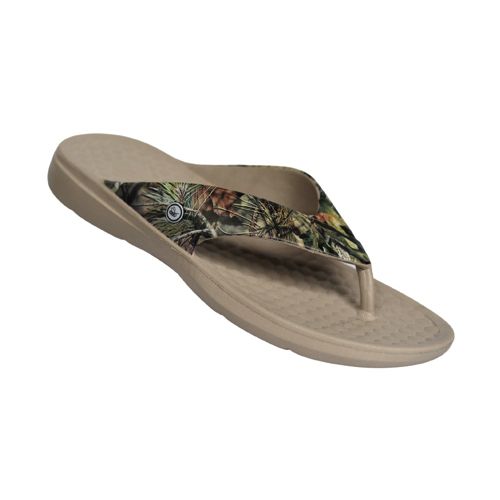 Leather Flip Flops with Memory Foam