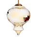 Inner Beauty Piano Christmas Glass Finial Ornament, Back