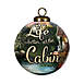 Inner Beauty Life is Better at the Cabin Glass Ball Ornament, Front