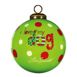 Inner Beauty I Love My Dog Glass Ball Ornament, Back