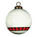 Inner Beauty All Roads Lead Home at Christmas Glass Ball Ornament, Back
