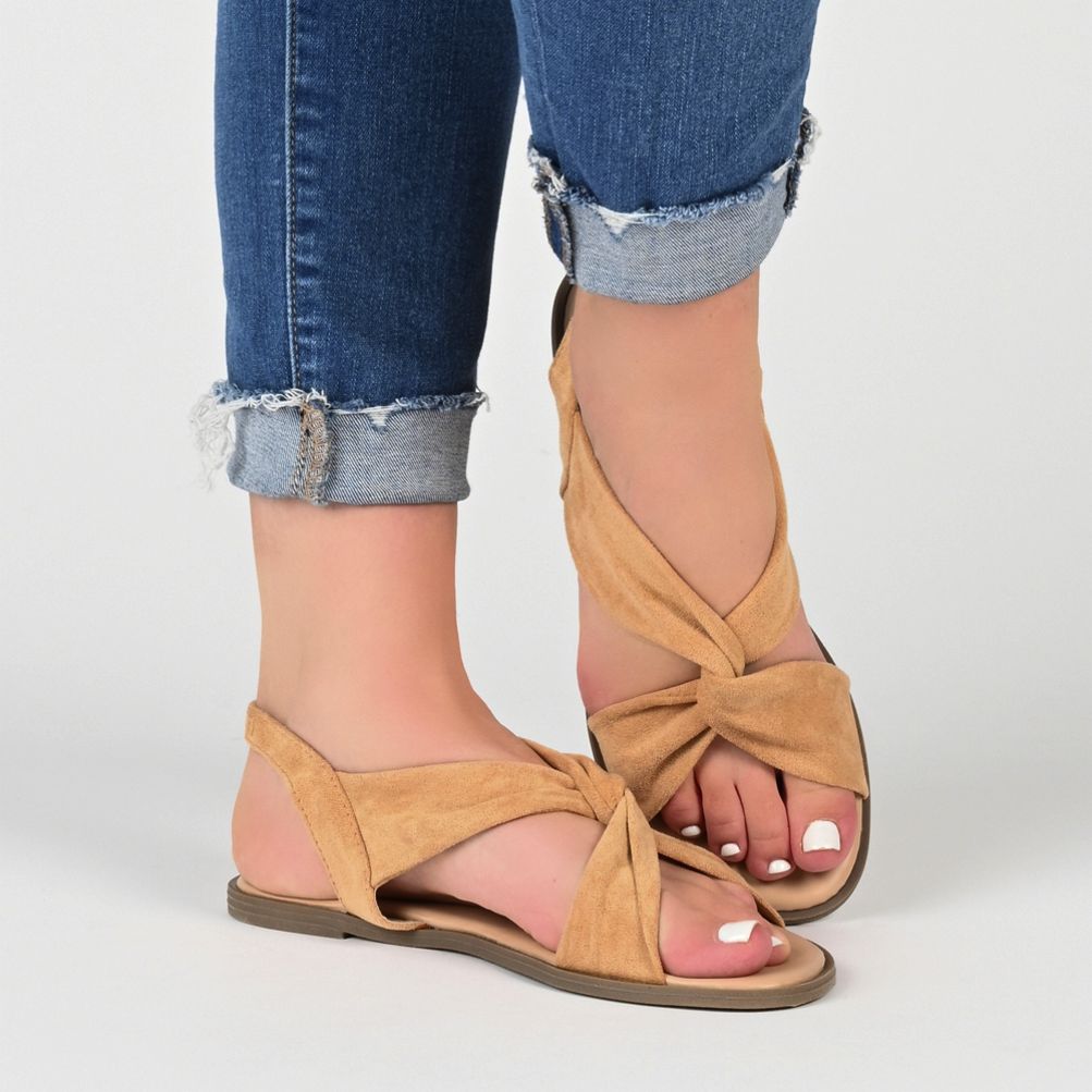 Criss cross discount strappy sandals